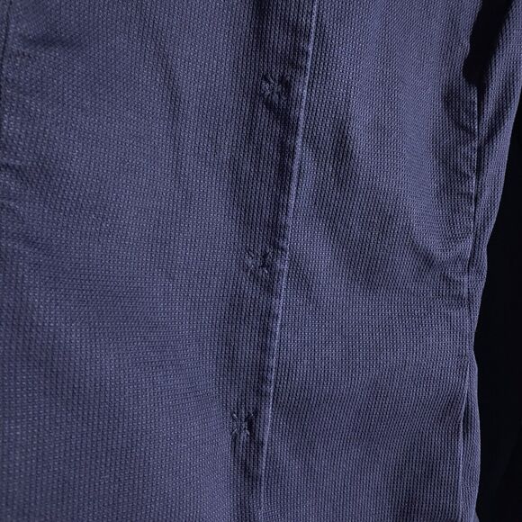 Eileen Fisher Blazer PL Navy Blue Snap Buttons Office Career Church Minimalist - Picture 10 of 16